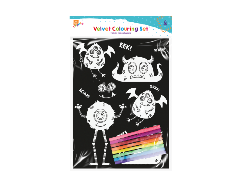 Velvet Colouring Set Velvet Colouring Set