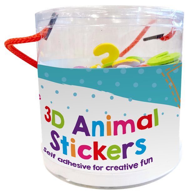 Tub of 3D Craft Stickers Tub of 3D Craft Stickers