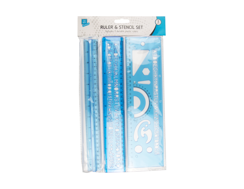 Ruler & Stencil Set - 3 Pack Ruler & Stencil Set - 3 Pack