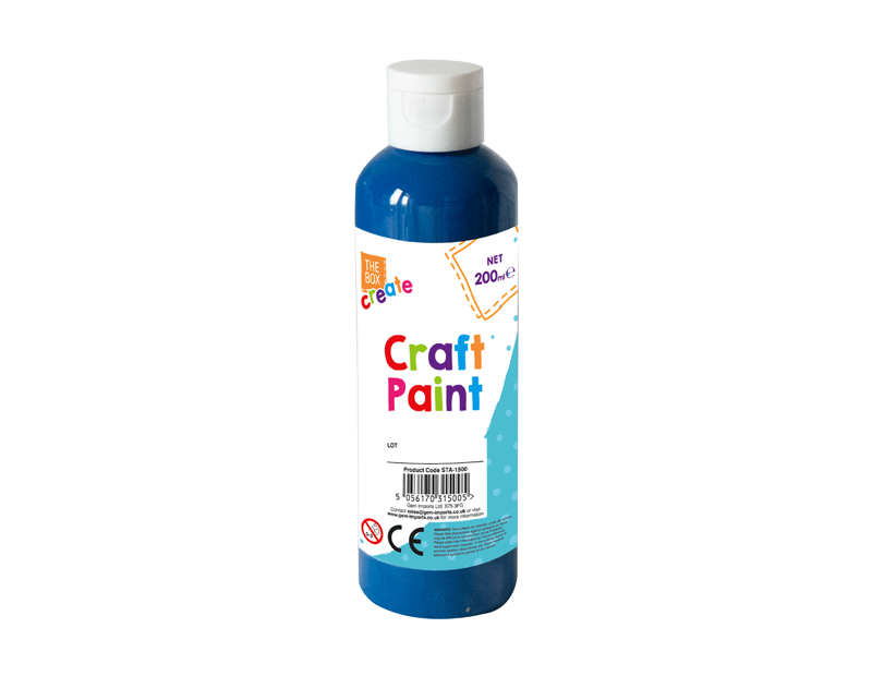 Craft Paint 200ml With PDQ Craft Paint 200ml With PDQ