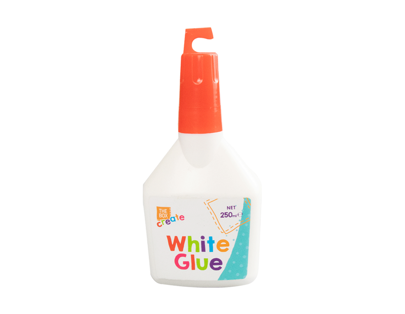 White PVA Glue 250ml With PDQ White PVA Glue 250ml With PDQ