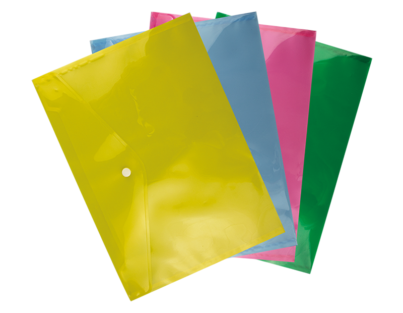 A4 Plastic Folders - 4 Pack A4 Plastic Folders - 4 Pack