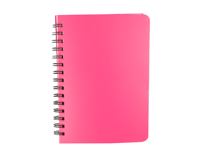 A5 Wiro Notebook With Plastic Cover A5 Wiro Notebook With Plastic Cover