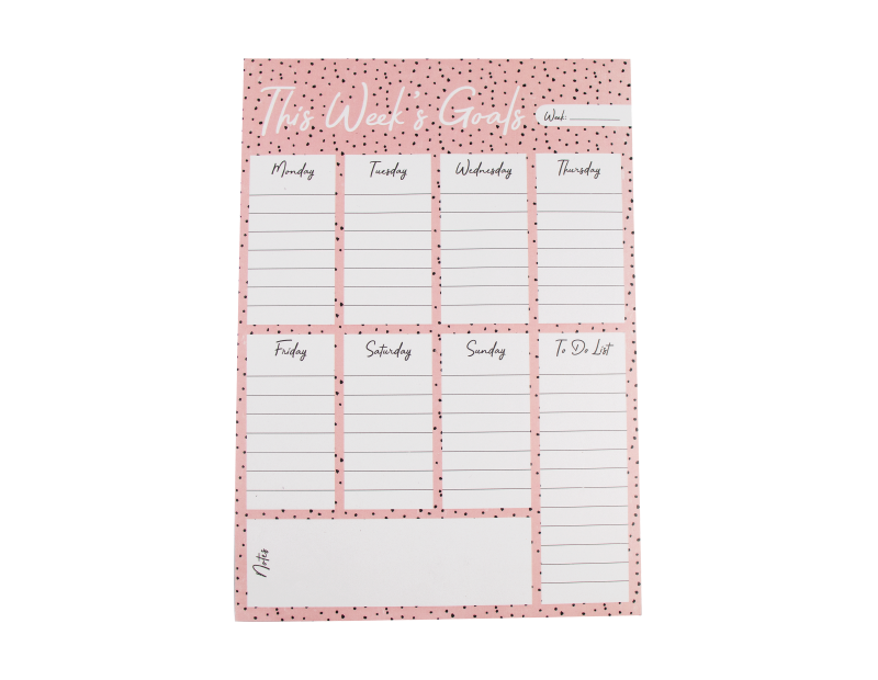 Weekly Planner Pad With PDQ Weekly Planner Pad With PDQ