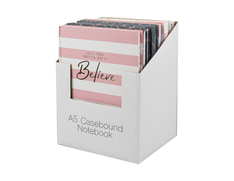 A5 Foil Case Bound Notebook With PDQ A5 Foil Case Bound Notebook With PDQ