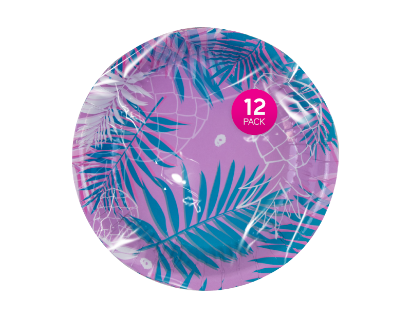 Summer Paper Bowls - 12 Pack (With PDQ) Summer Paper Bowls