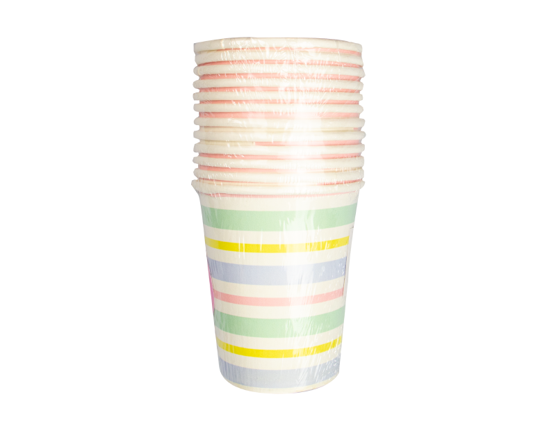 Summer Paper Cups - 12 Pack (With PDQ) Summer Paper Cups - 12 Pack (With PDQ)
