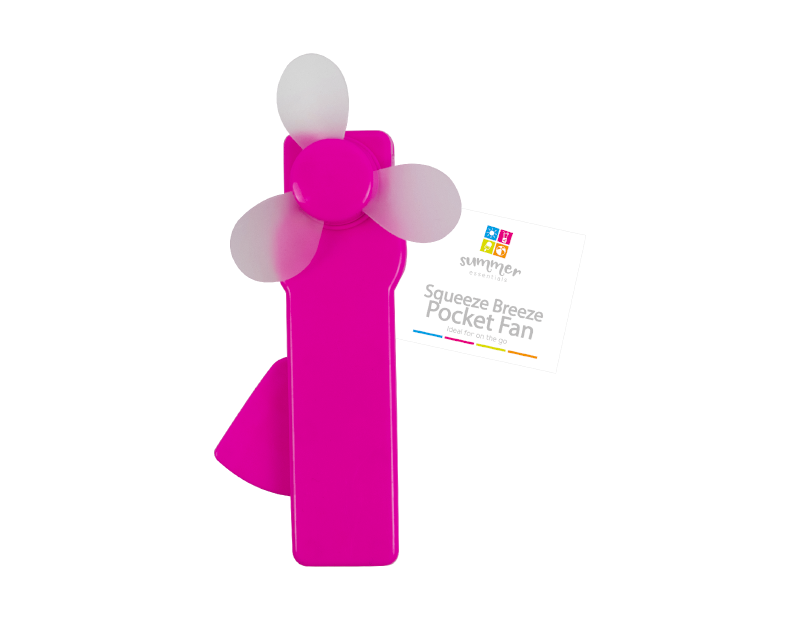 Pocket Fan With PDQ Pocket Fan With PDQ