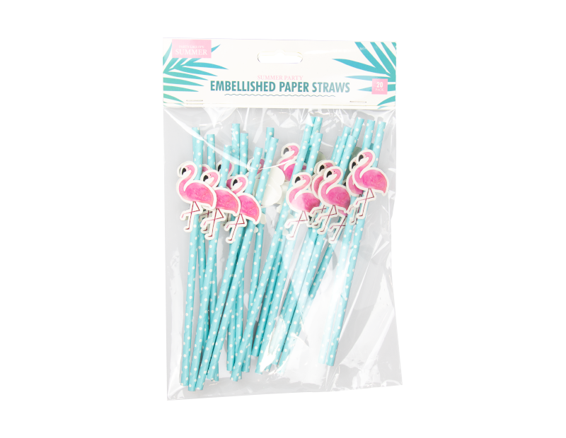 Summer Party Straws - 20 Pack Summer Party Straws - 20 Pack