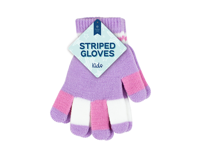 Kids Striped Magic Gloves Kids Striped Magic Gloves