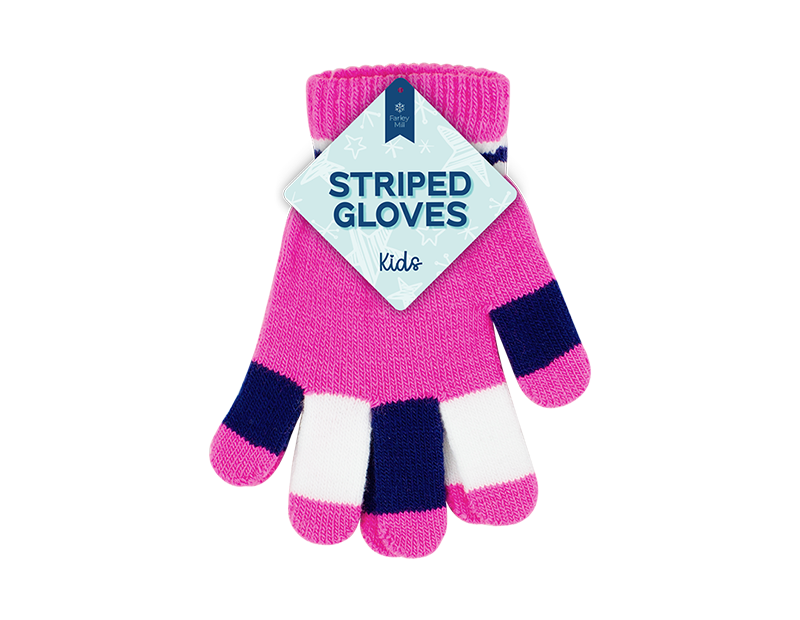 Kids Striped Magic Gloves Kids Striped Magic Gloves