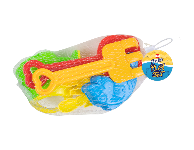Beach Toys Set - 5 Piece Beach Toys Set