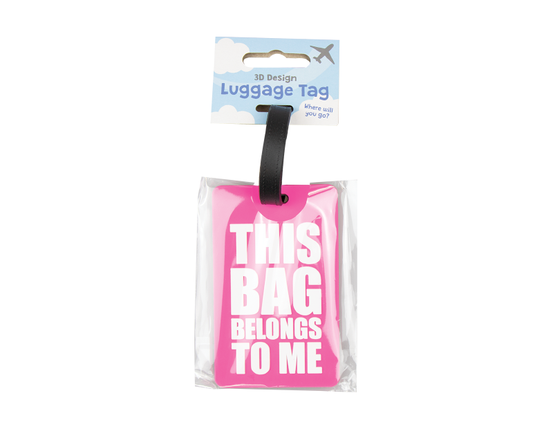 Slogan Luggage Tag Slogan Luggage Tag