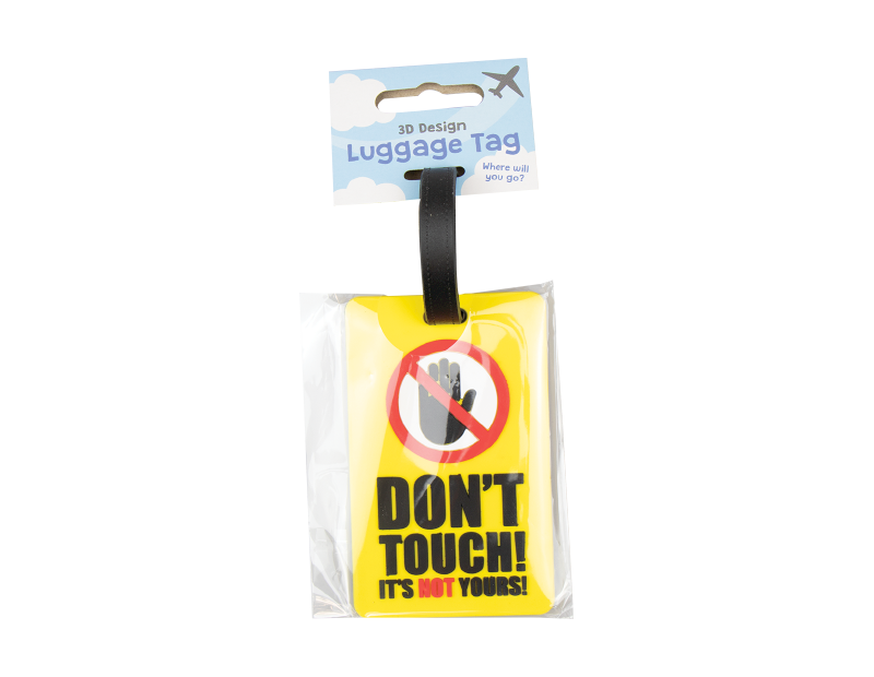 Slogan Luggage Tag Slogan Luggage Tag