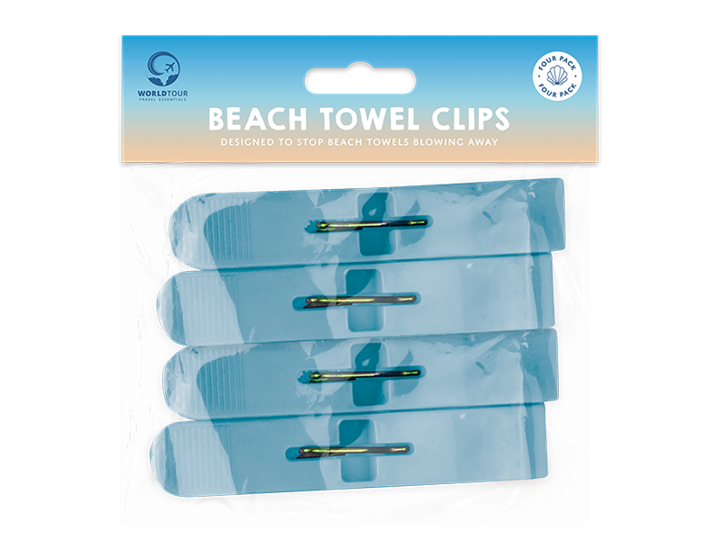 Beach Towel Clips - 4 Pack Beach Towel Clips - 4 Pack