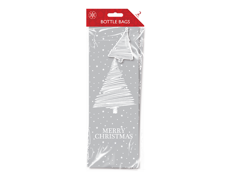 Christmas Bottle Bags - 2 Pack Christmas Bottle Bags - 2 Pack