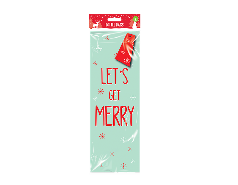 Christmas Bottle Bags - 2 Pack Christmas Bottle Bags - 2 Pack
