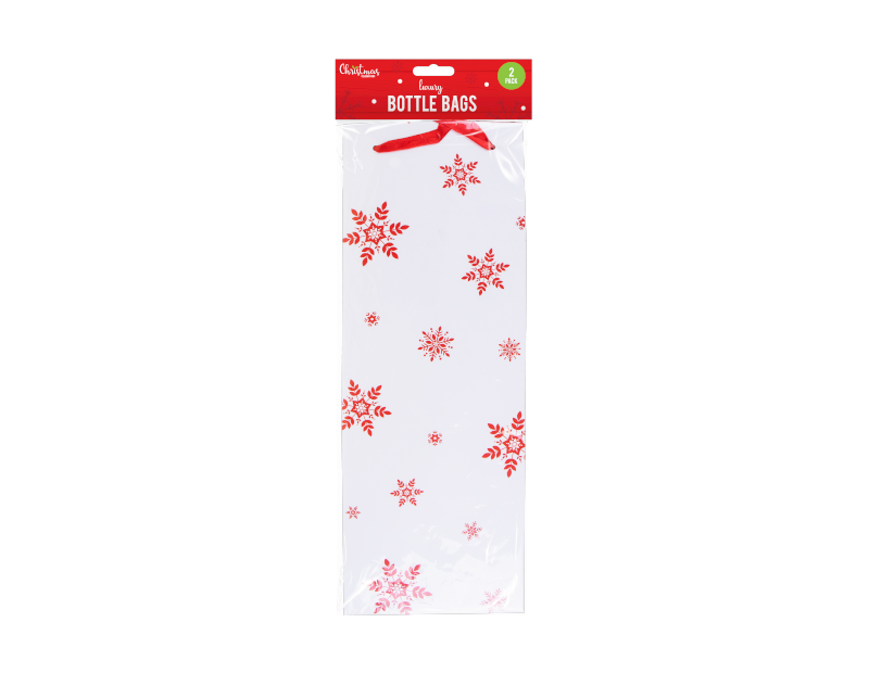 Christmas Bottle Bags - 2 Pack Christmas Bottle Bags - 2 Pack