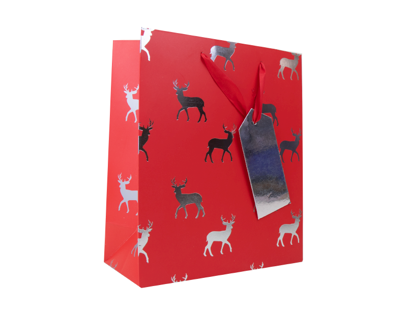 Christmas Traditional Luxury Medium Gift Bag Christmas Traditional Luxury Medium Gift Bag