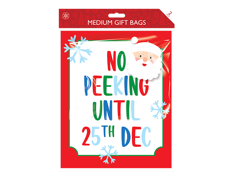 Christmas Cute Medium Gift Bags - 2 Pack Christmas Cute Medium Gift Bags - 2 Pack