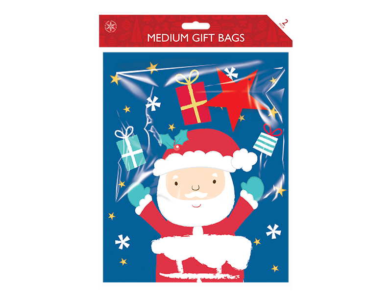 Christmas Cute Medium Gift Bags - 2 Pack Christmas Cute Medium Gift Bags - 2 Pack