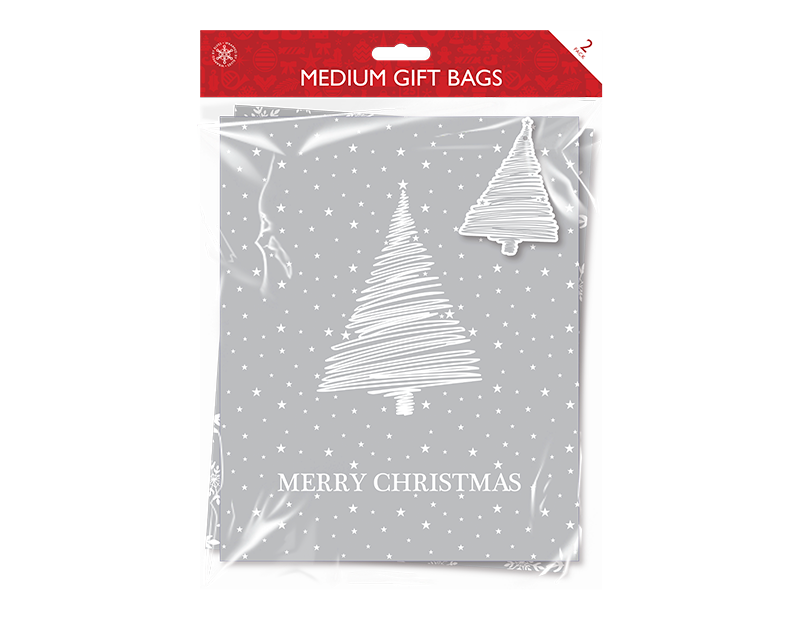 Christmas Traditional Medium Gift Bags - 2 Pack Christmas Traditional Medium Gift Bags - 2 Pack
