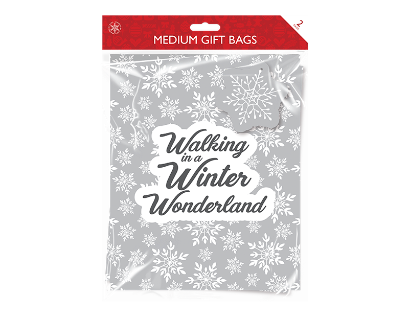 Christmas Traditional Medium Gift Bags - 2 Pack Christmas Traditional Medium Gift Bags - 2 Pack