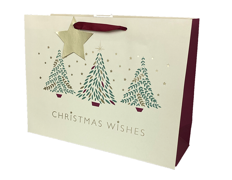 Christmas Traditional Luxury Large Gift Bag Christmas Traditional Luxury Large Gift Bag