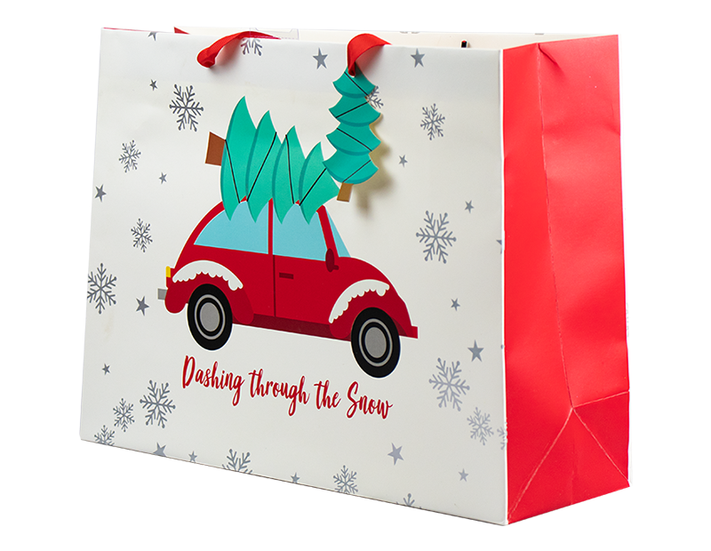 Christmas Traditional Luxury Large Gift Bag Christmas Traditional Luxury Large Gift Bag