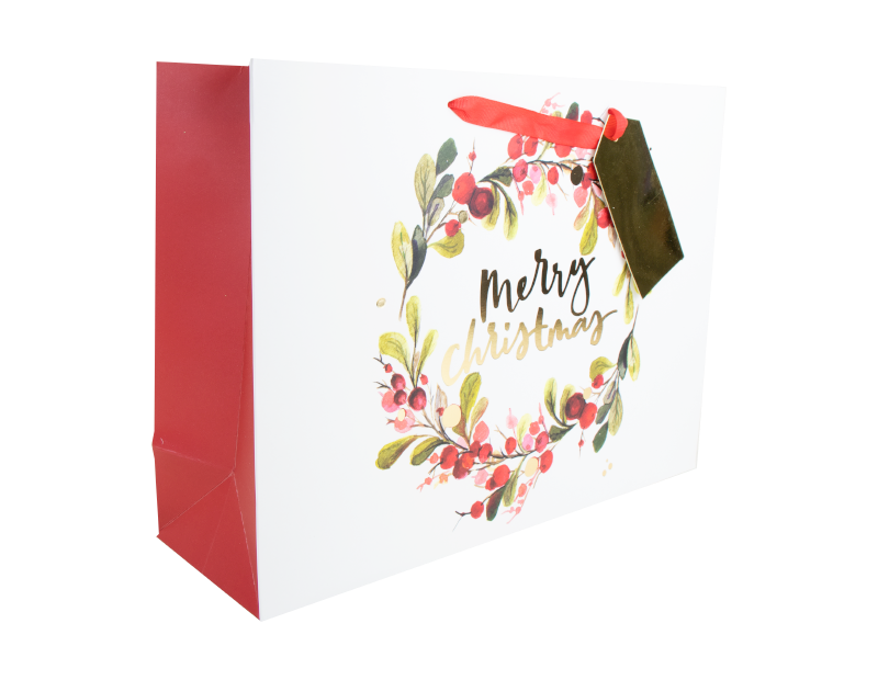 Christmas Traditional Luxury Large Gift Bag Christmas Traditional Luxury Large Gift Bag