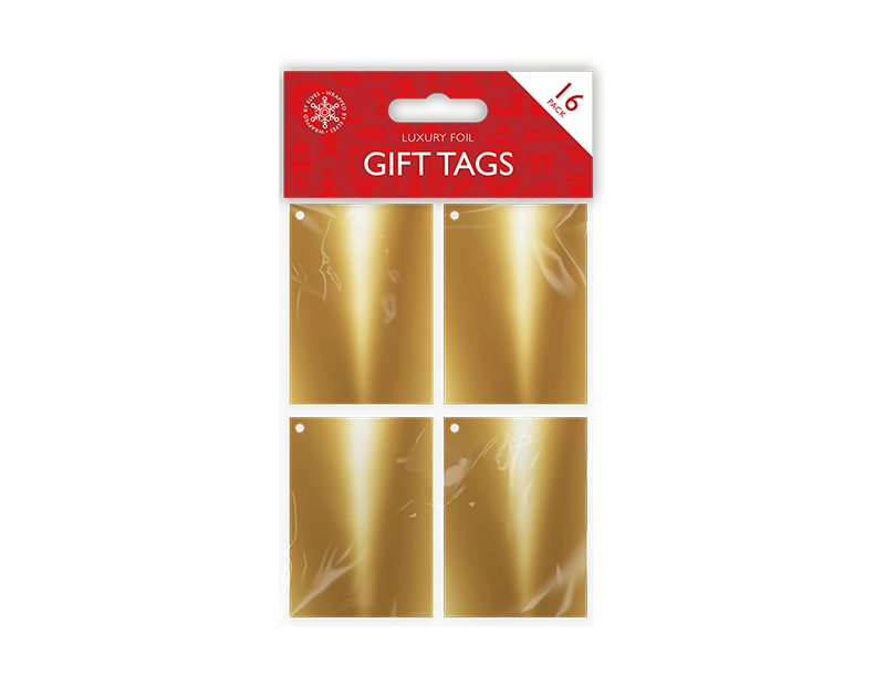 Christmas Foil Gift Tags - 16 Pack Christmas Foil Gift Tags - 16 Pack