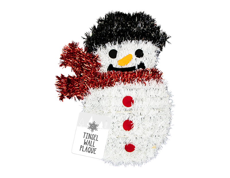 Christmas Tinsel Wall Plaque Christmas Tinsel Wall Plaque