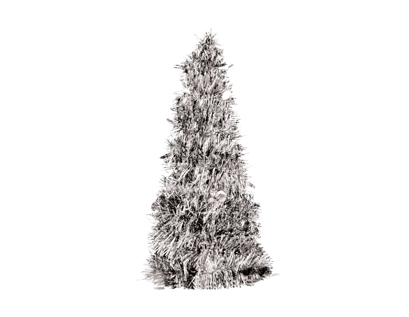 Tinsel Christmas Tree 35cm Tinsel Christmas Tree 35cm