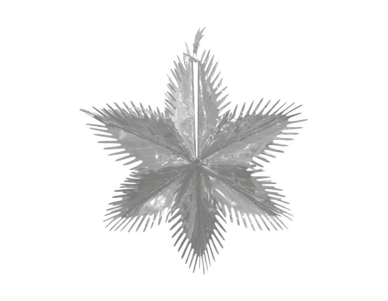 Christmas Metallic Foil Starburst 60cm Christmas Metallic Foil Starburst 60cm