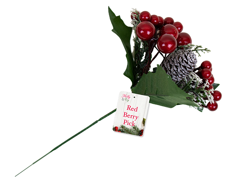 Christmas Red Berry Pick With PDQ Christmas Red Berry Pick With PDQ