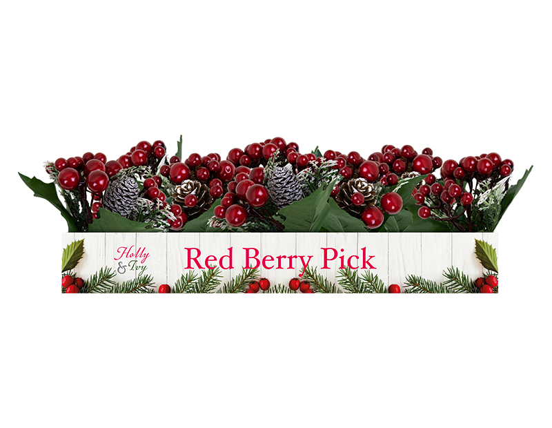 Christmas Red Berry Pick With PDQ Christmas Red Berry Pick With PDQ