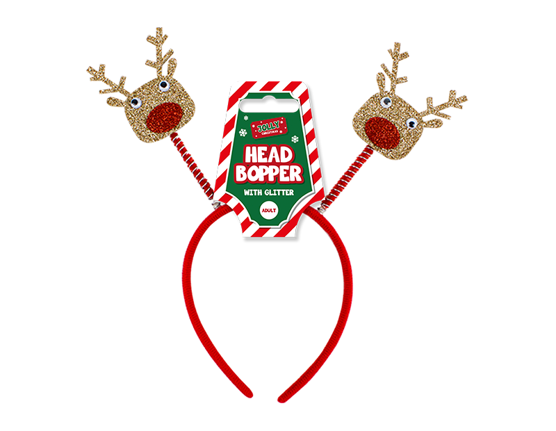 Christmas Glitter Head Bopper Christmas Glitter Head Bopper