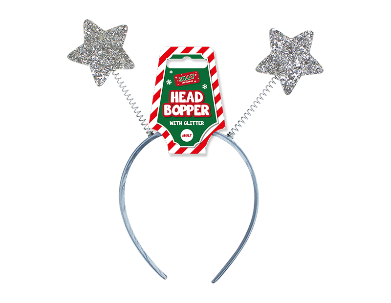 Christmas Glitter Head Bopper Christmas Glitter Head Bopper