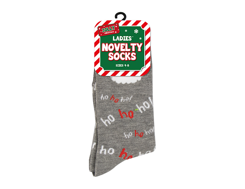 Ladies Novelty Christmas Socks 4-8 Ladies Novelty Christmas Socks 4-8