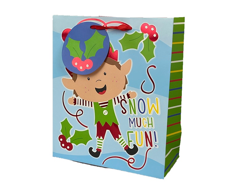 Christmas Cute Luxury Medium Gift Bag Christmas Cute Luxury Medium Gift Bag