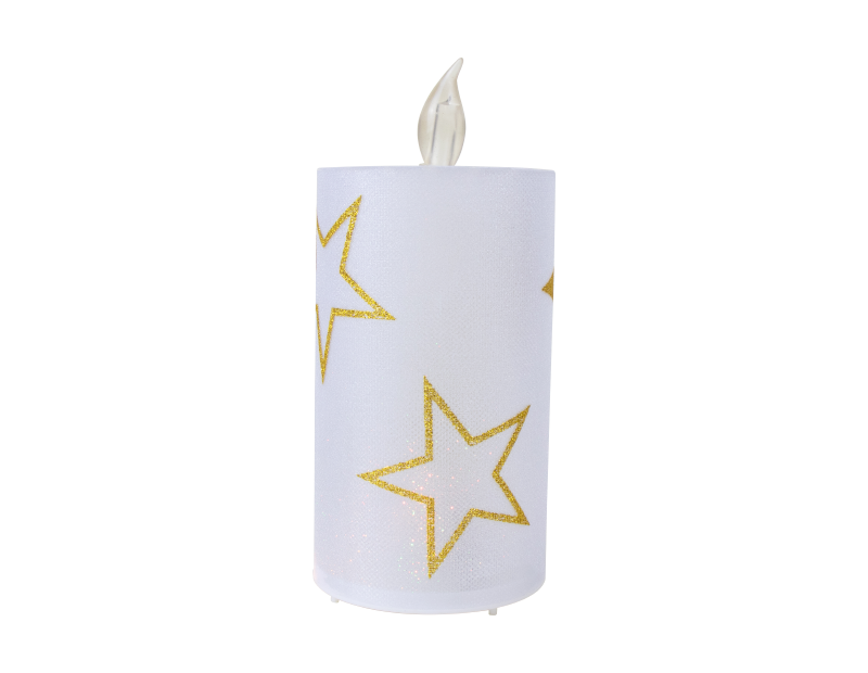 LED Flickering Christmas Pillar Candle With PDQ LED Flickering Christmas Pillar Candle With PDQ