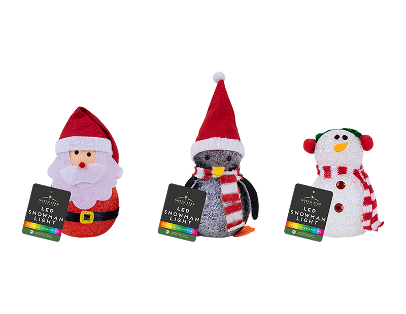 Colour Changing LED Christmas Character With PDQ Colour Changing LED Christmas Character With PDQ