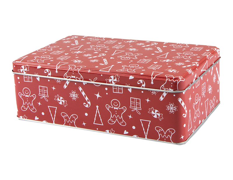 Christmas Storage Tin Christmas Storage Tin