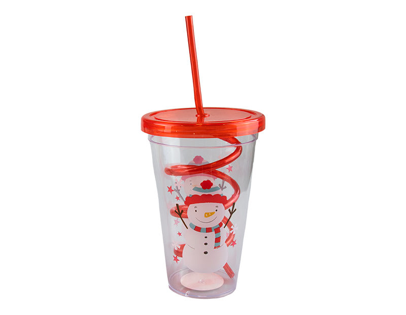 Christmas Cup & Twist Straw Christmas Cup & Twist Straw