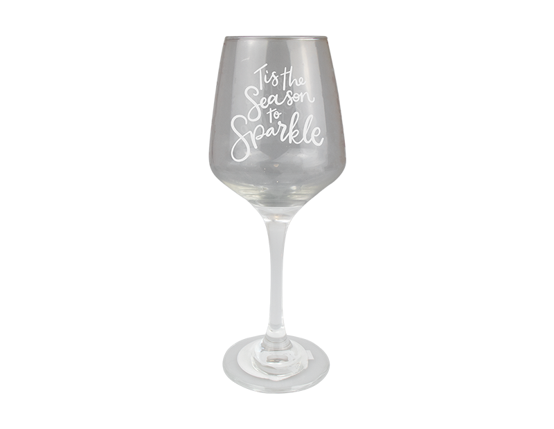 Christmas Hand Painted Wine Glass Christmas Hand Painted Wine Glass