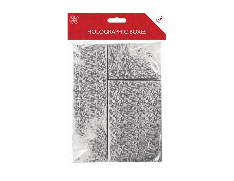 Holographic Boxes 3 Pack Holographic Boxes 3 Pack