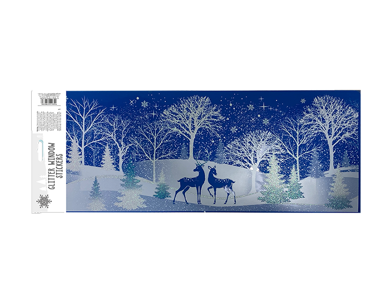 Xmas Glitter Window Decoration Stickers Xmas Glitter Window Decoration Stickers