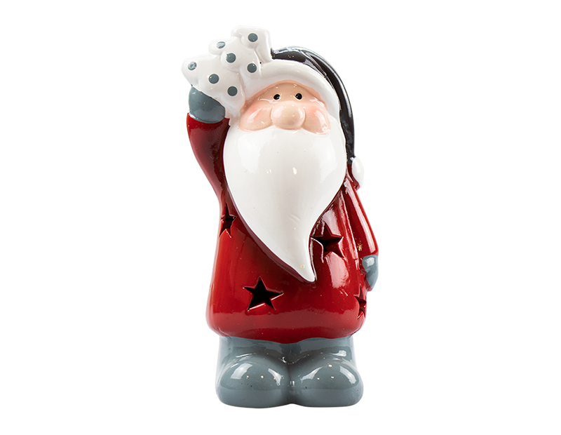 Ceramic Christmas Character LED Ornament Ceramic Christmas Character LED Ornament