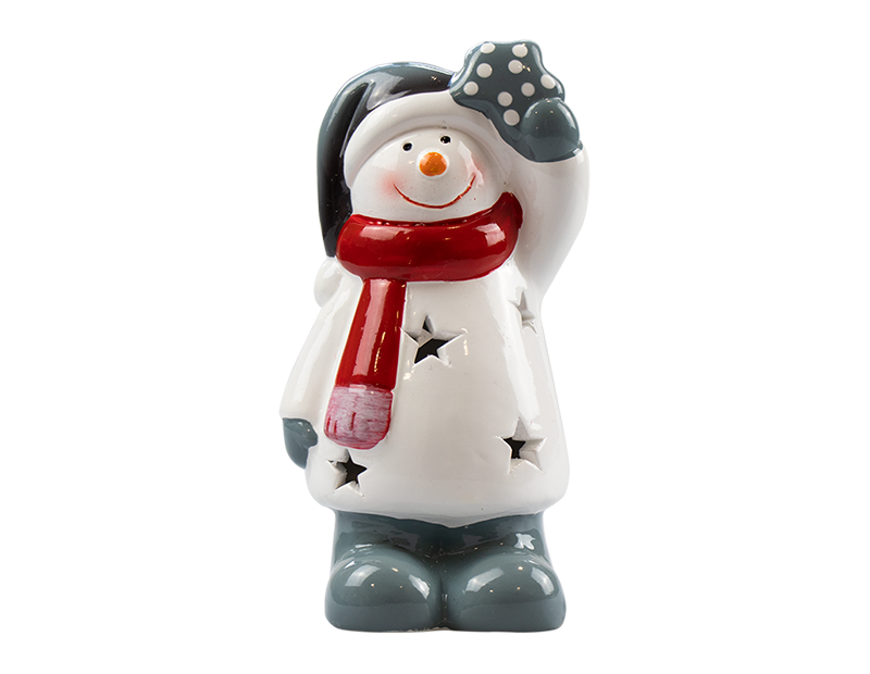 Ceramic Christmas Character LED Ornament Ceramic Christmas Character LED Ornament
