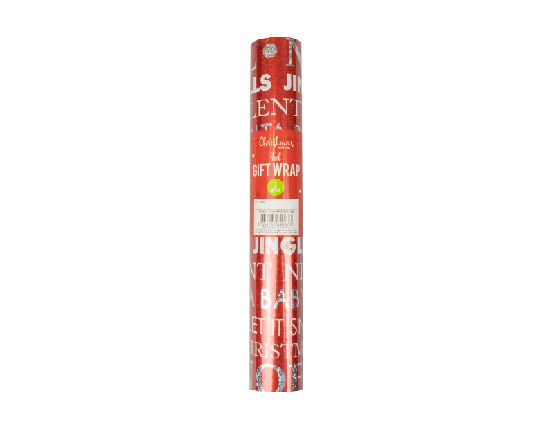 Christmas Foil Wrapping Paper 3m Christmas Foil Wrapping Paper 3m